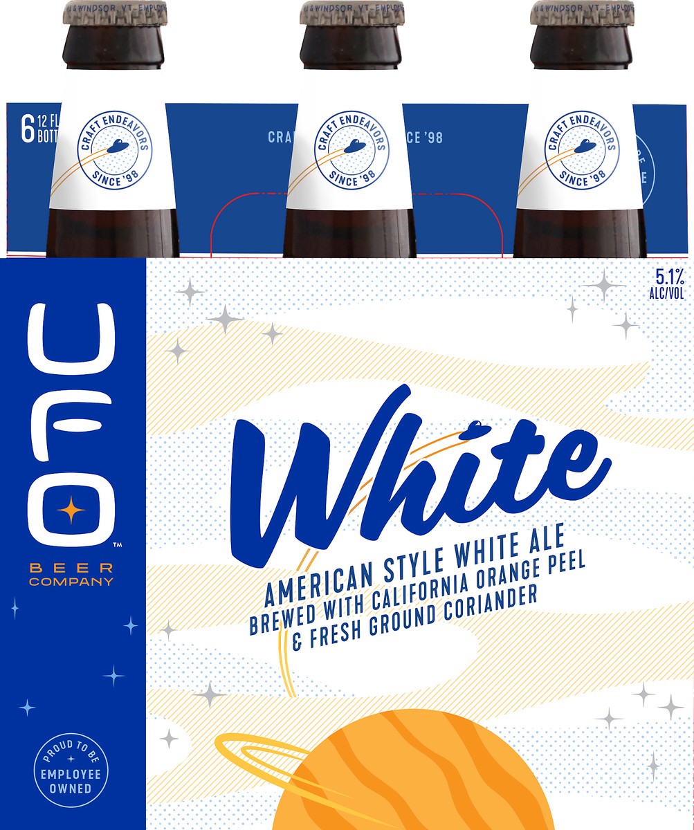slide 4 of 5, Harpoon Brewery Beer - Ufo White Ale, 6 ct; 12 fl oz