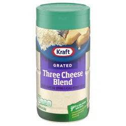 Kraft Three Cheese Blend Grated Cheese