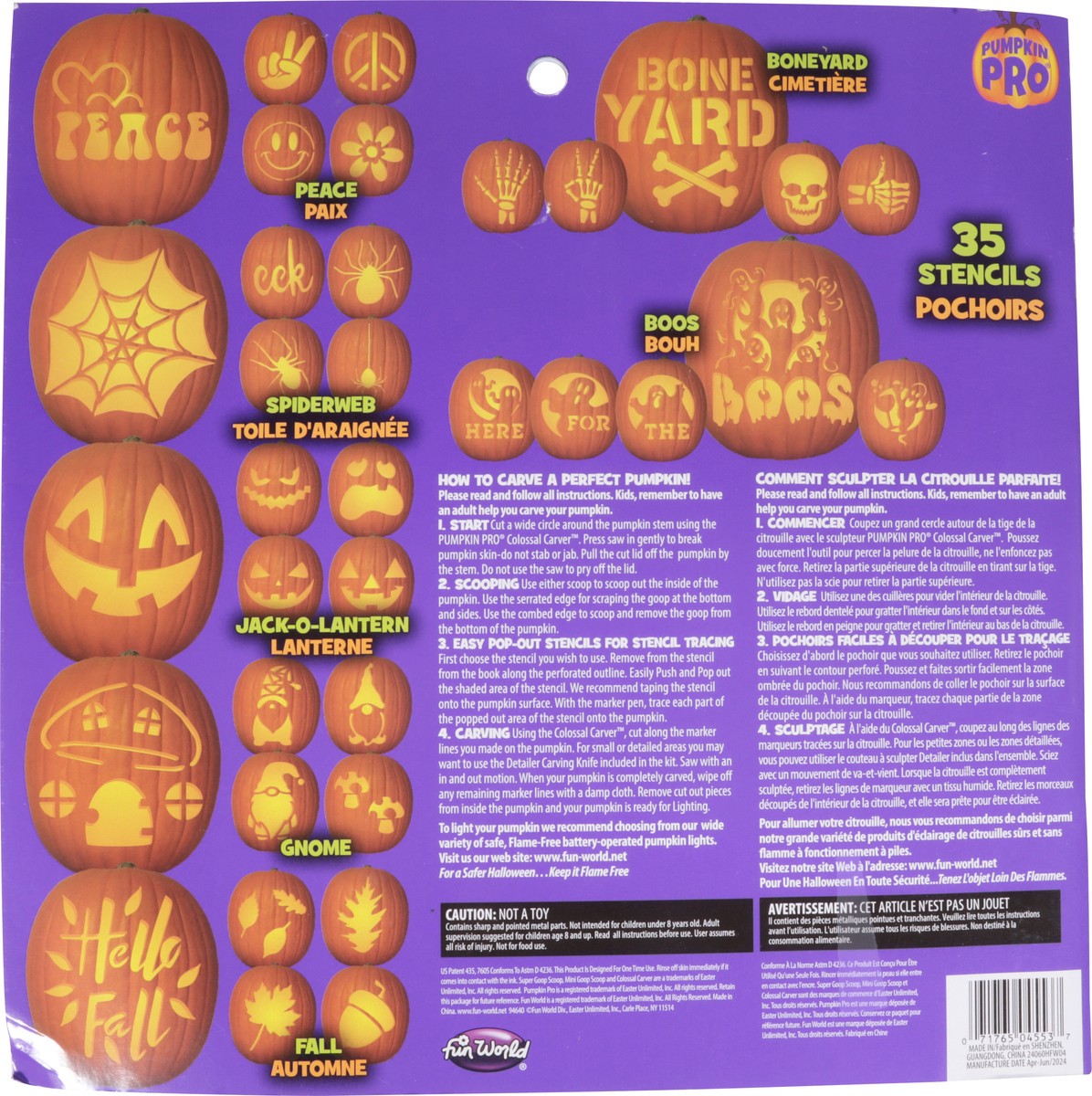 slide 12 of 13, Pumpkin Pro Pumpkin Patch Carving Kit 41 Pieces 1 ea, 1 ct