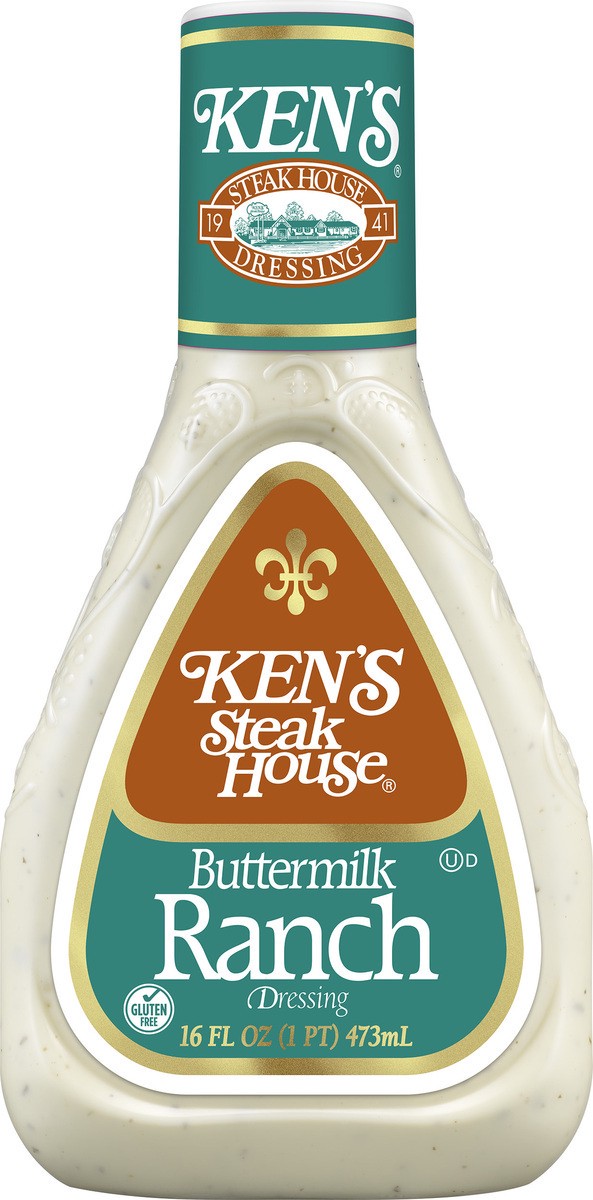 slide 7 of 12, Ken's Steak House Dressing - Buttermilk Ranch, 16 oz