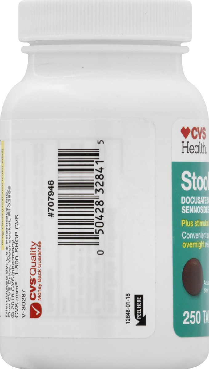 slide 5 of 8, CVS Health Stool Softener Plus Stimulant Laxative Tablets, 250 Ct, 1 ct
