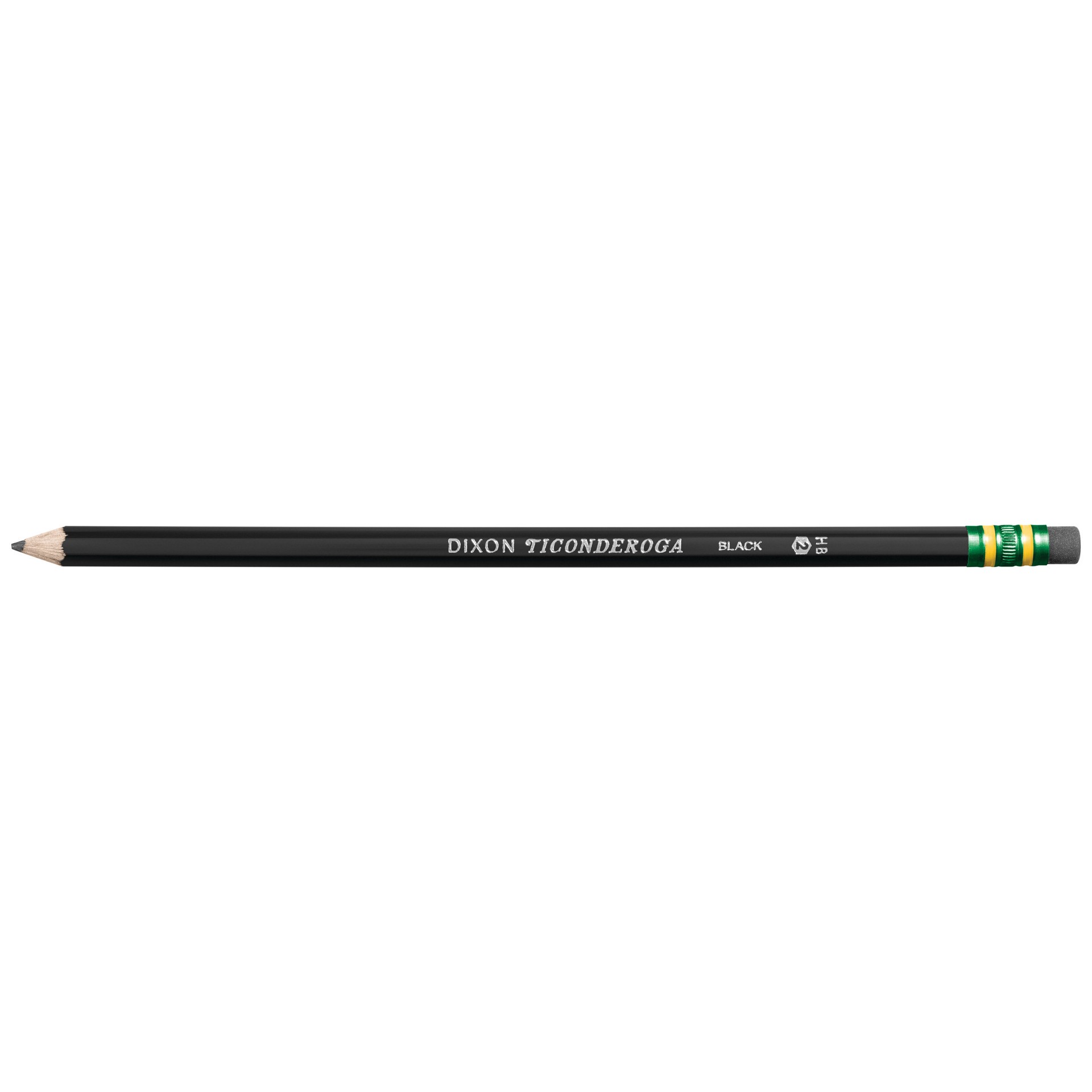 slide 5 of 5, Ticonderoga Black Sharpened No. 2 HB Pencils 10 ea, 10 ct