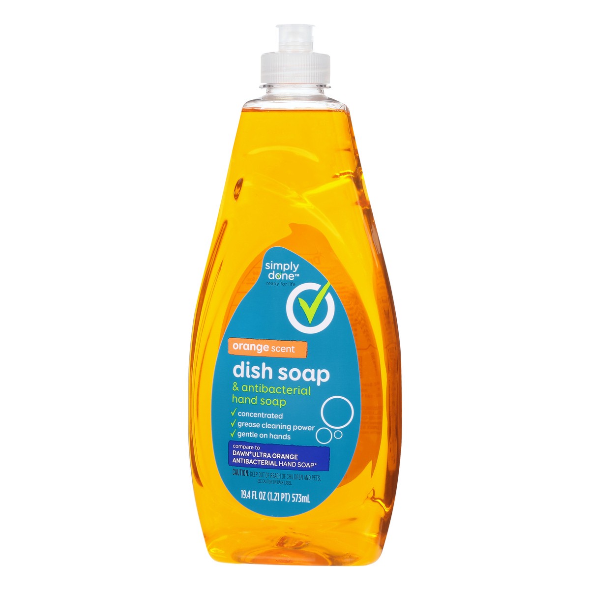 slide 3 of 9, Simply Done Orange Dish Detergent, 19.4 oz