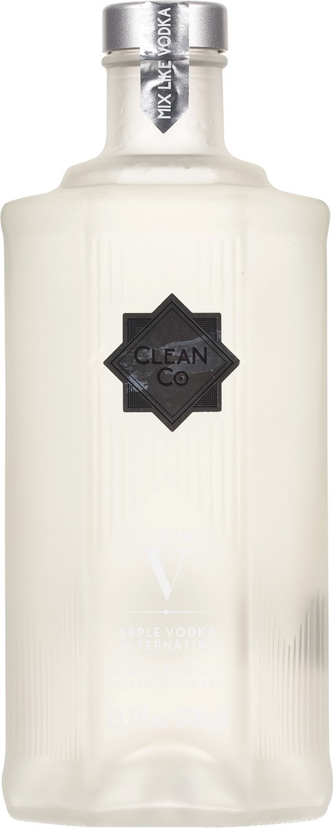 slide 6 of 9, CleanCo Clean V Non-Alcoholic Apple Vodka Alternative, 700 ml