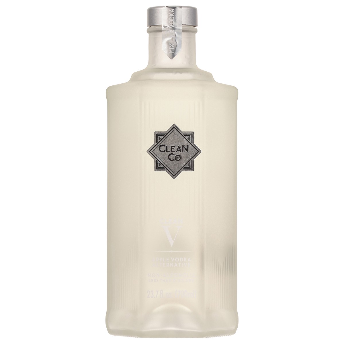 slide 1 of 9, CleanCo Clean V Non-Alcoholic Apple Vodka Alternative, 700 ml