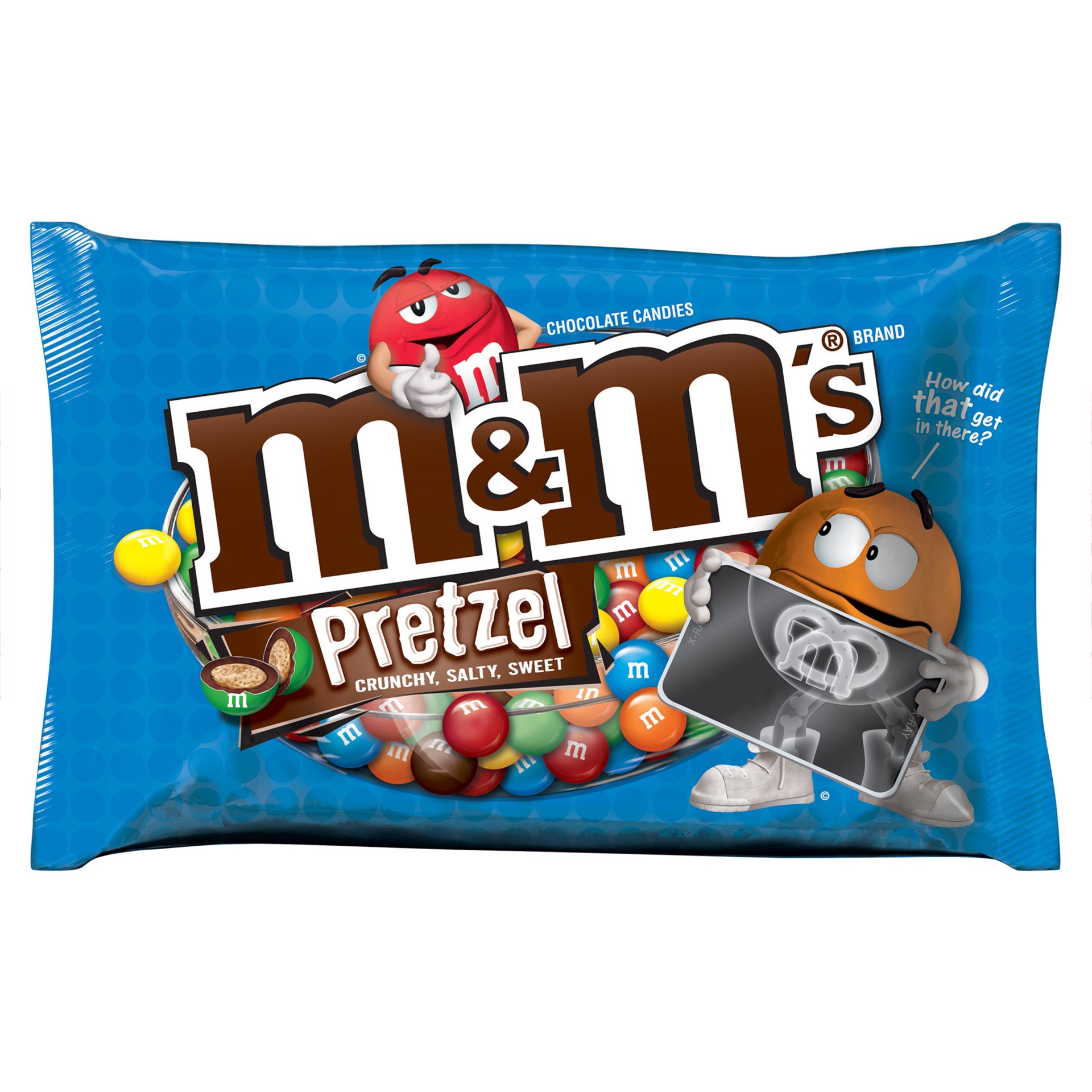 slide 1 of 3, M&M's Pretzel Chocolate Candy Bag, 15.4 oz, 15.4 oz