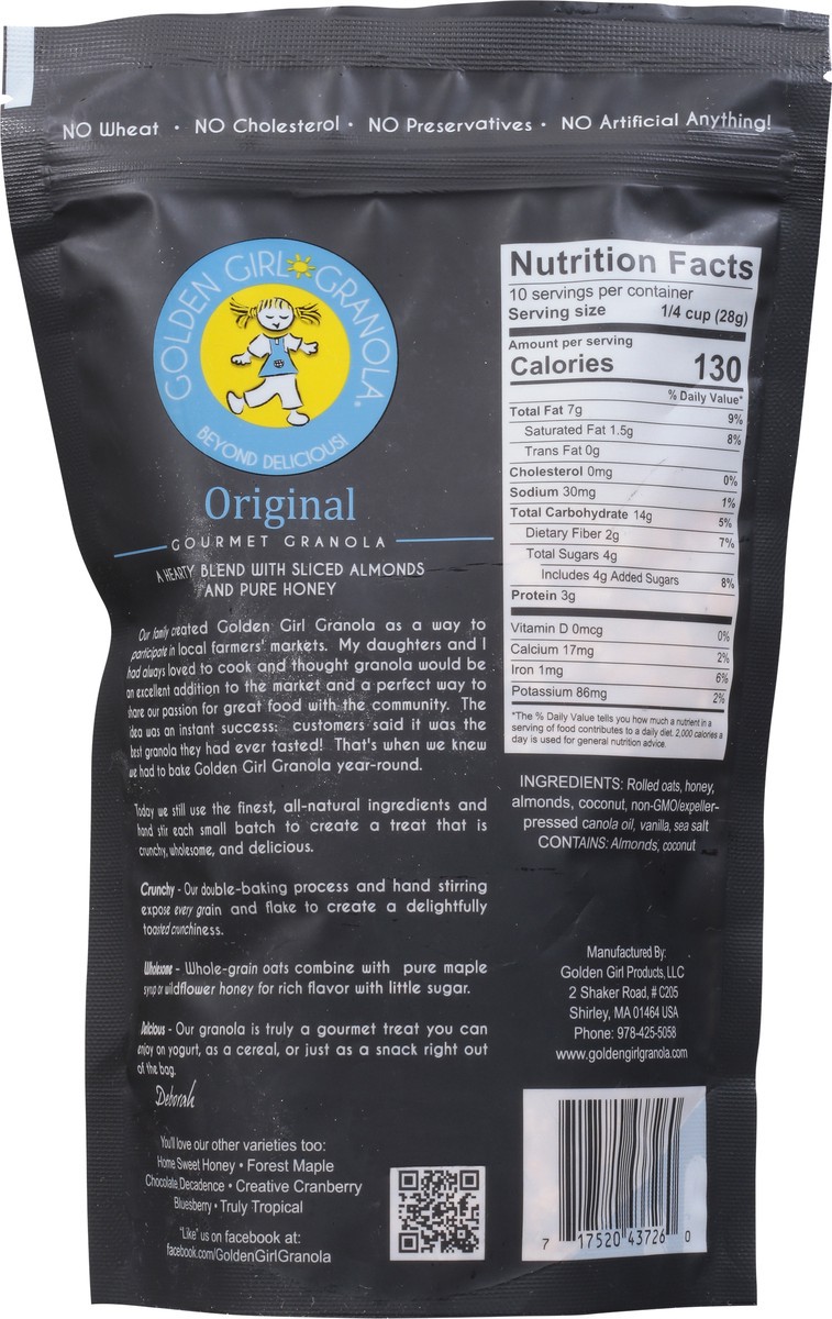 slide 11 of 11, Golden Girl Granola Gourmet Original Granola 10 oz, 10 oz
