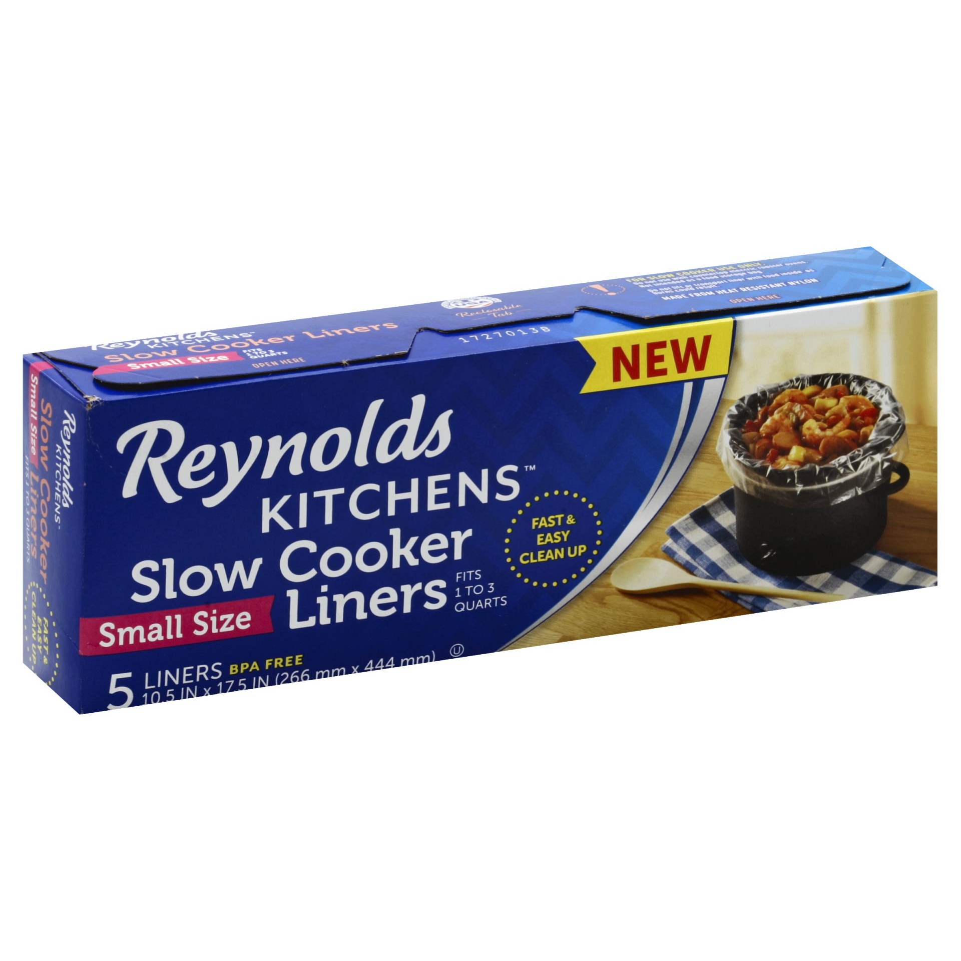 slide 1 of 6, Reynolds Kitchens Small Size Slow Cooker Liners, 5 ct