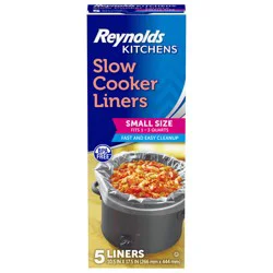 Reynolds Kitchens Slow Cooker Liners, Small (1-3 quart), 5 count