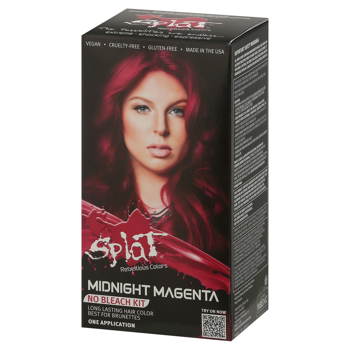 slide 12 of 12, Splat No Bleach Kit Midnight Magenta Hair Color 1 ea, 1 ct