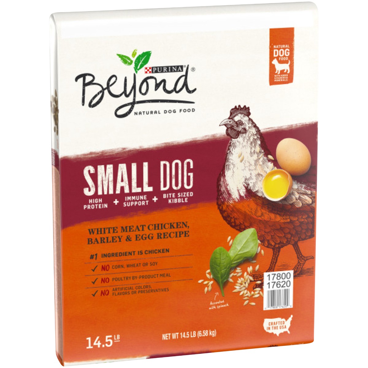 slide 6 of 9, Beyond Purina Beyond Natural, High Protein Small Breed Dry Dog Food, Simply Chicken, Barley & Egg Recipe, 59.2 oz