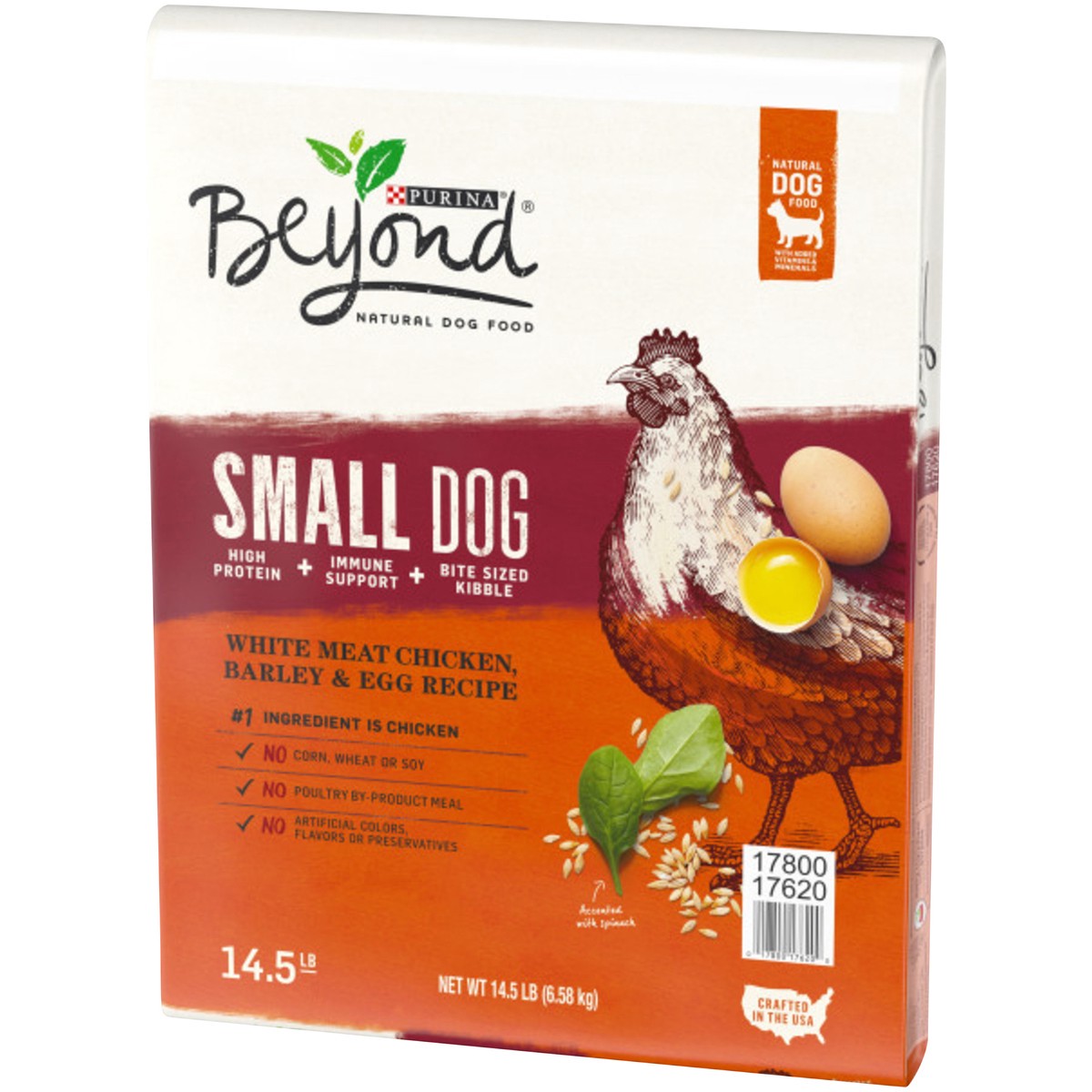 slide 5 of 9, Beyond Purina Beyond Natural, High Protein Small Breed Dry Dog Food, Simply Chicken, Barley & Egg Recipe, 59.2 oz