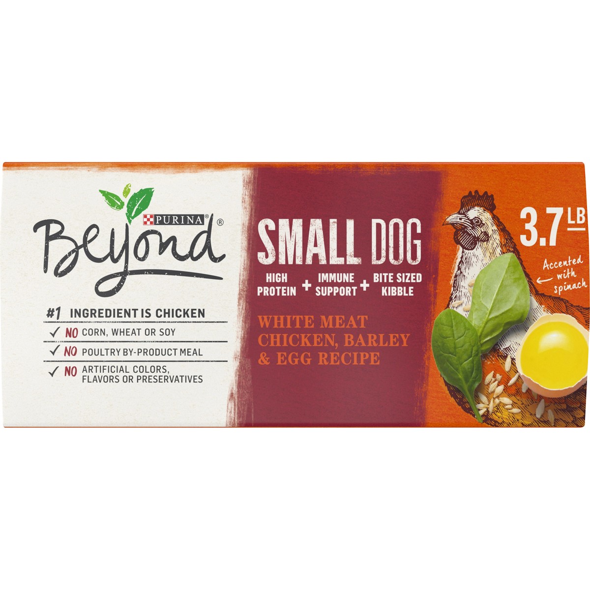 slide 8 of 9, Beyond Purina Beyond Natural, High Protein Small Breed Dry Dog Food, Simply Chicken, Barley & Egg Recipe, 59.2 oz