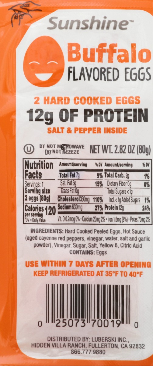 slide 2 of 8, Sunshine Eggs 2.82 oz, 2.82 oz