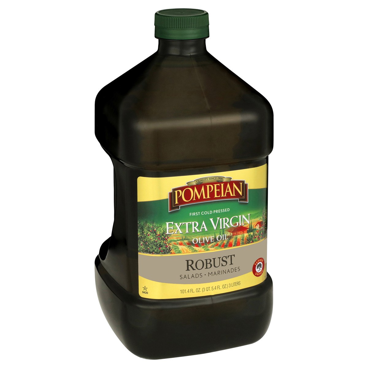 slide 2 of 9, Pompeian 101oz Pompeian Robust Extra Virgin Olive Oil, 101.4 fl oz