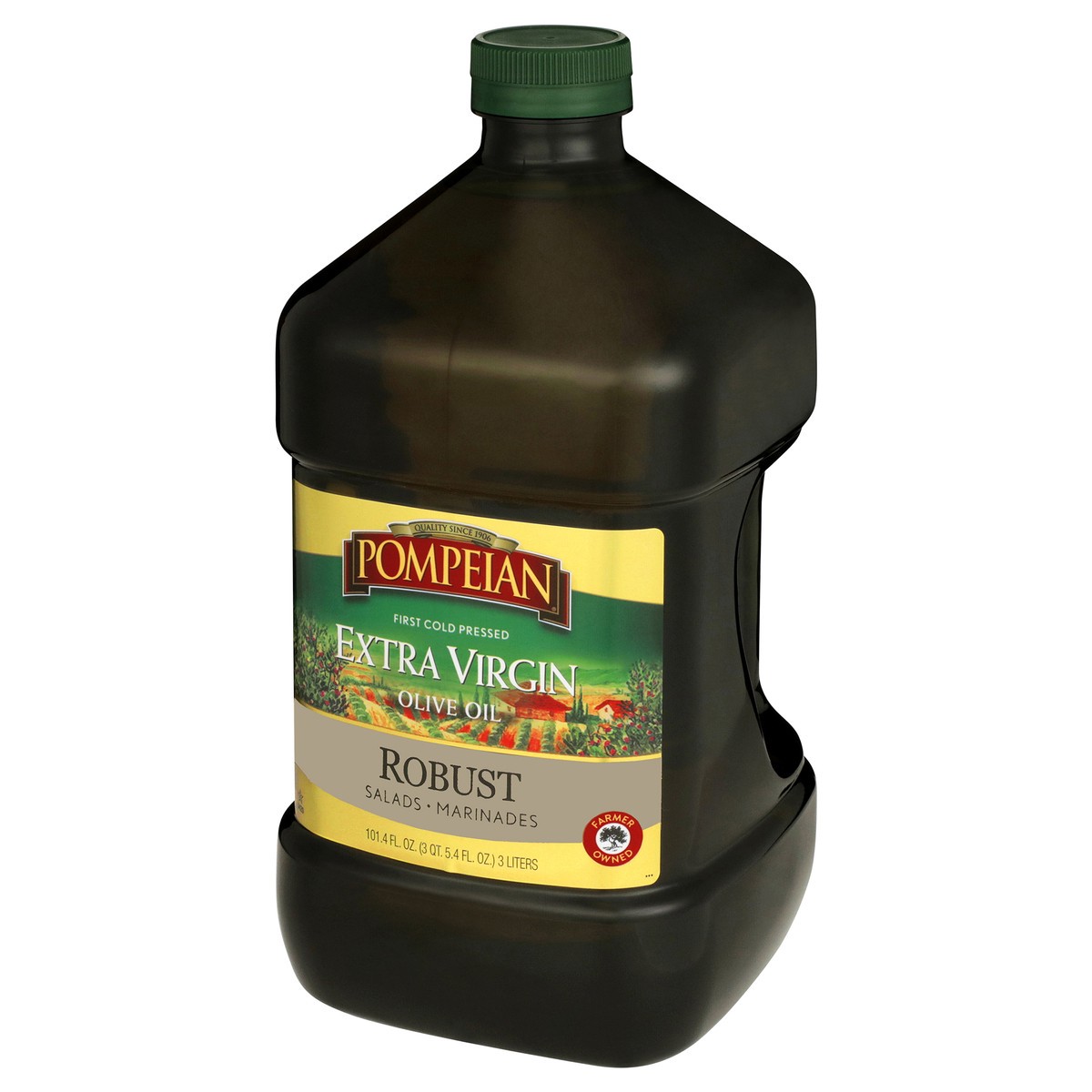 slide 3 of 9, Pompeian 101oz Pompeian Robust Extra Virgin Olive Oil, 101.4 fl oz