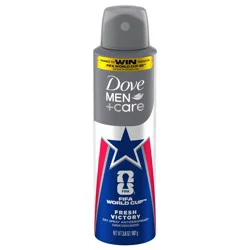 Dove Men+Care Dry Spray Antiperspirant, Fresh Victory 3.8 oz