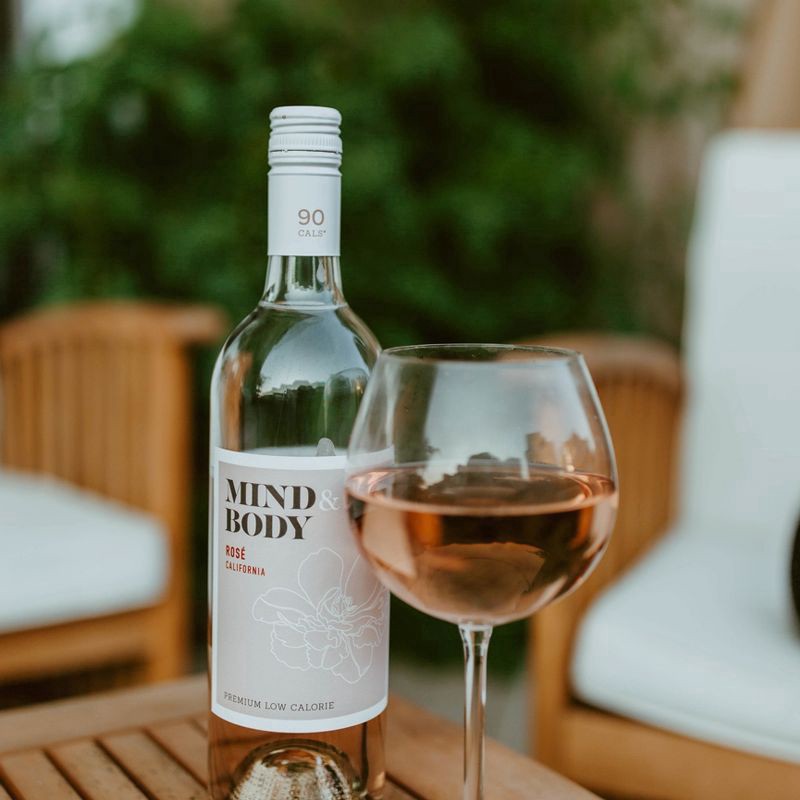 slide 6 of 6, Mind & Body Rosé Wine - 750ml Bottle, 750 ml