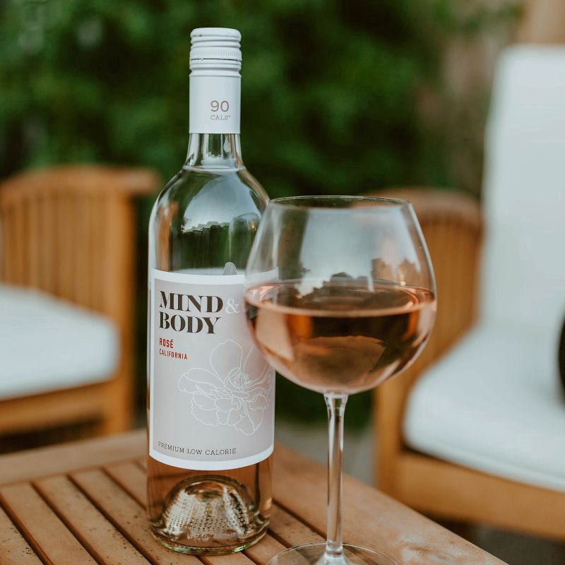 slide 2 of 6, Mind & Body Rosé Wine - 750ml Bottle, 750 ml