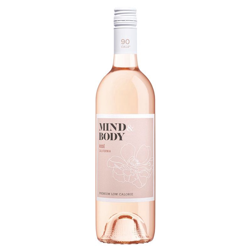 slide 1 of 6, Mind & Body Rosé Wine - 750ml Bottle, 750 ml