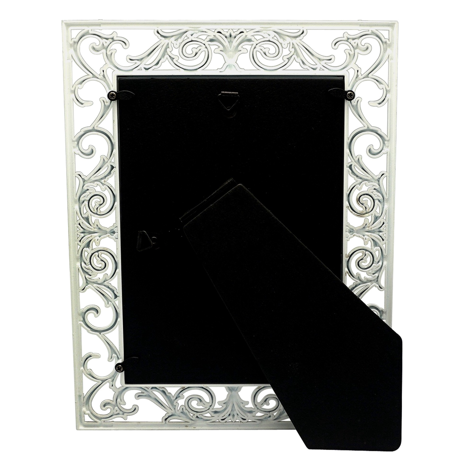 slide 3 of 3, Expressions Antique White Vine Frame By Studio Decor, 5 in x 7 in