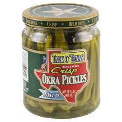 Talk O' Texas Crisp Mild Okra Pickles