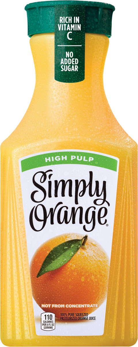 slide 6 of 7, Simply Orange High Pulp Orange Juice, 52 fl oz, 52 fl oz