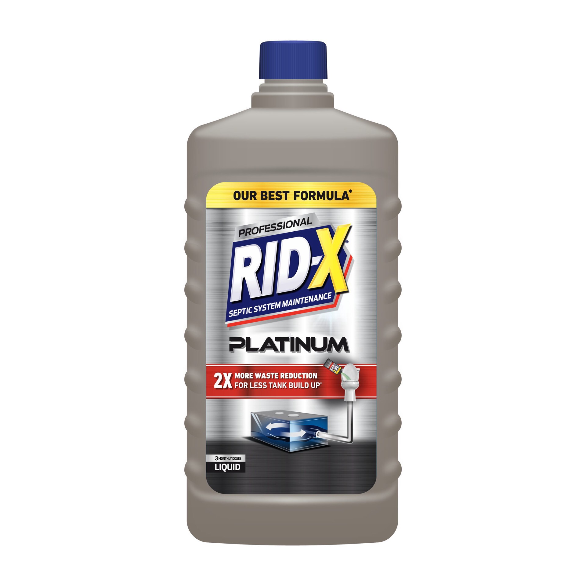 slide 1 of 4, Rid-X RID-X Professional Platinum Septic System Maintenance - Liquid 24 oz., 24 oz