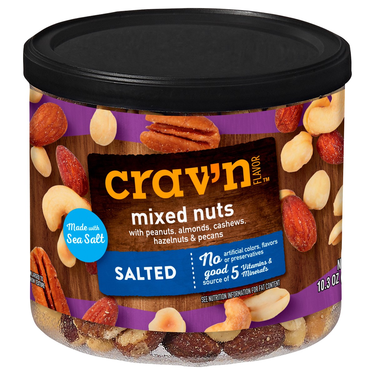 slide 2 of 4, Crav'n Mix Nuts W/ Pnut, 10 oz