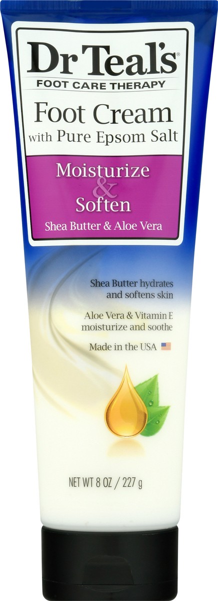 slide 6 of 9, Dr. Teal's Moisturize & Soften Foot Cream 8 oz, 8 oz