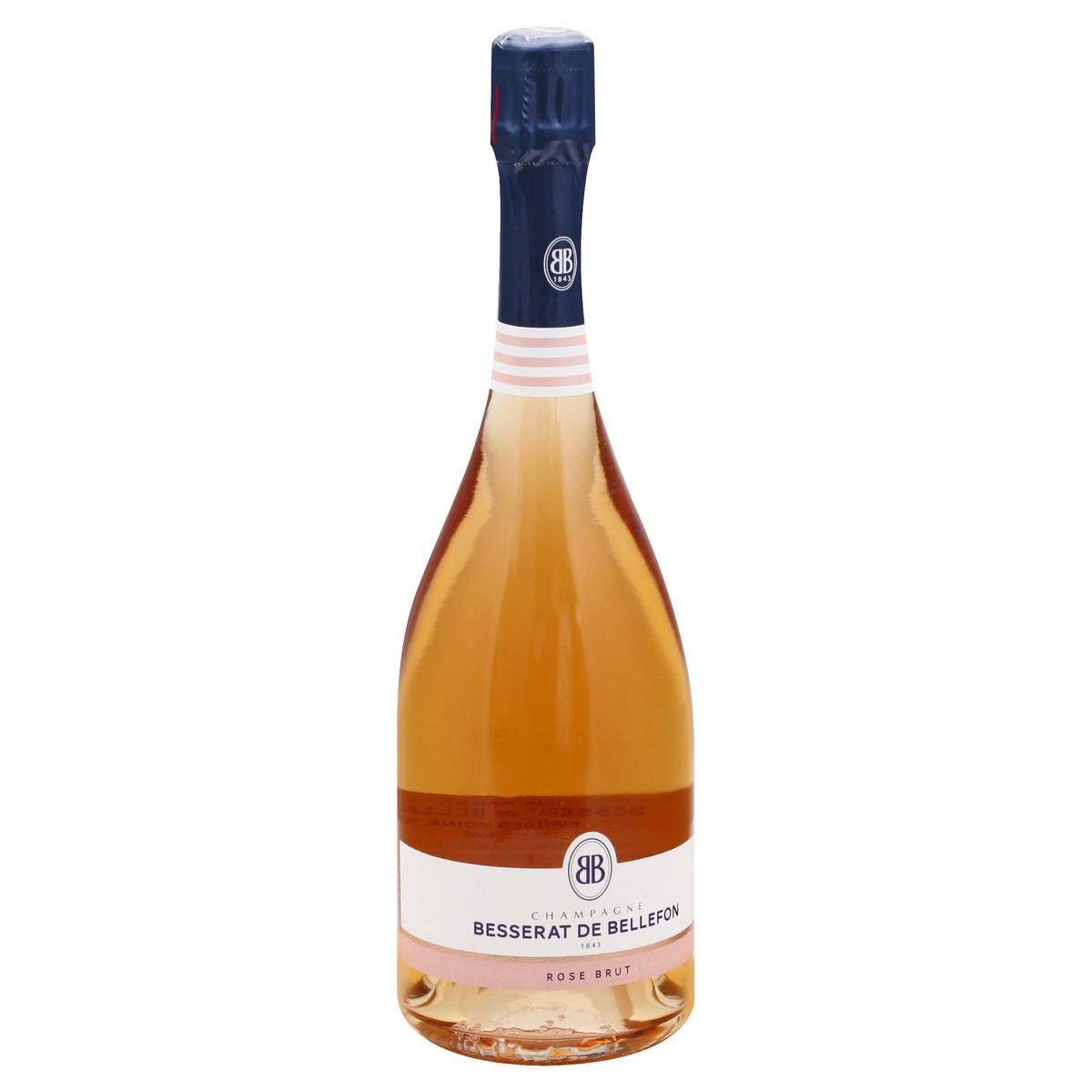 slide 7 of 8, Besserat de Bellefon Cuvee des Moines Brut Rose Champagne, 750 ml