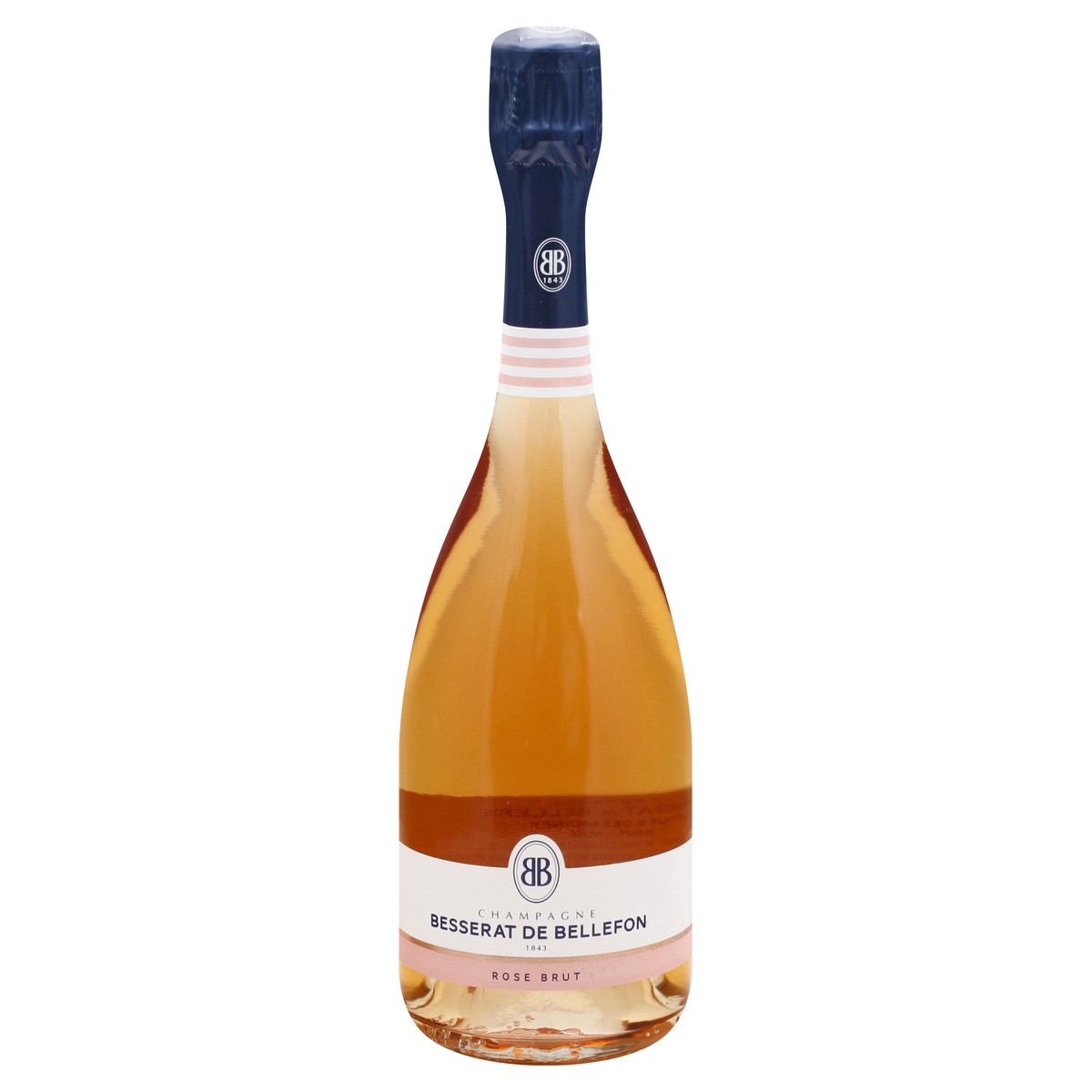 slide 1 of 8, Besserat de Bellefon Cuvee des Moines Brut Rose Champagne, 750 ml