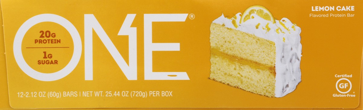 slide 7 of 9, ONE Flavored Lemon Cake Protein Bar 12 ea, 12 ct