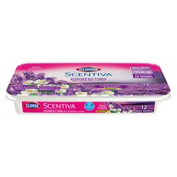 Scentiva Disinfecting Tuscan Lavender and Jasmine Wet Mopping Cloths