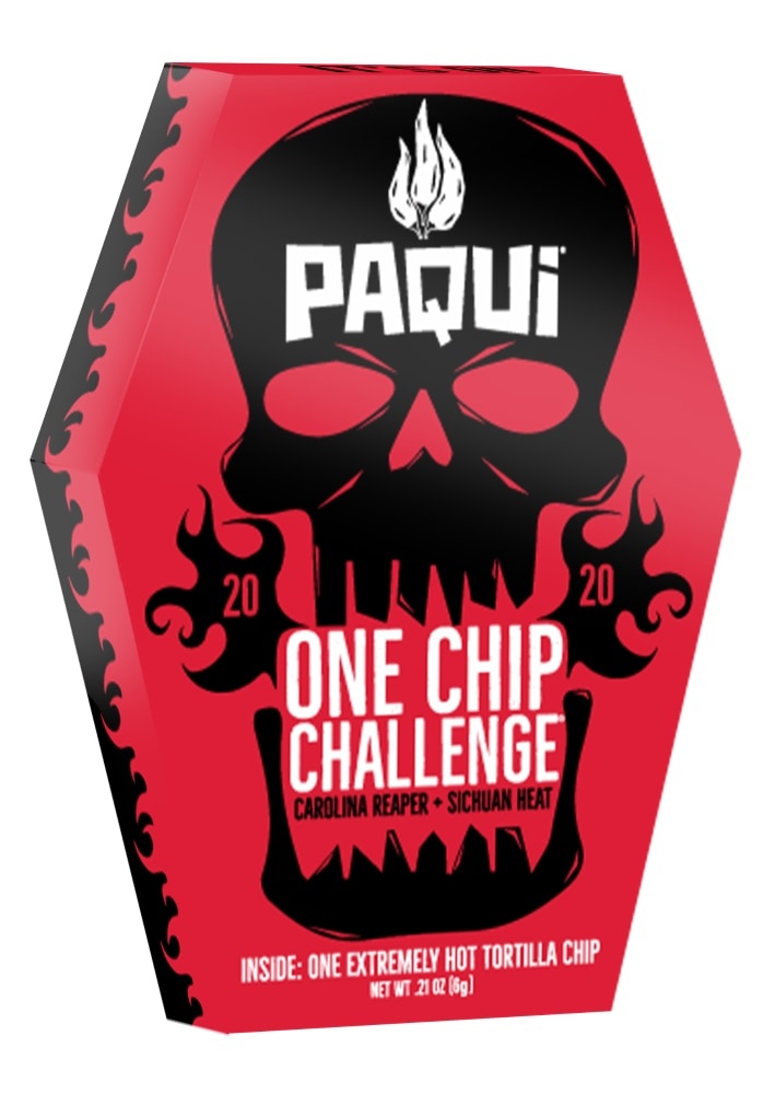 slide 1 of 1, Paqui Carolina Reaper One Chip Challenge, 0.21 oz