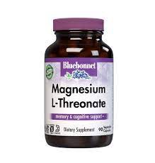 slide 1 of 1, Bluebonnet Nutrition Bluebonnet Magnesium L-Threonate Memory + Cognitive Support, 90 veg caps