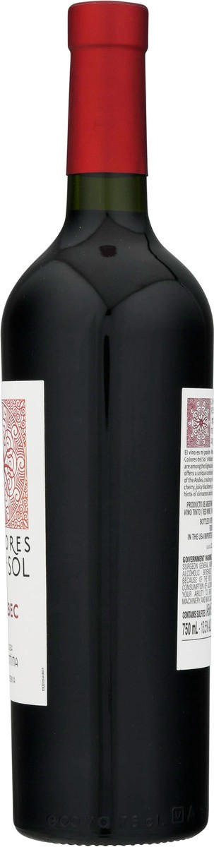 slide 6 of 11, Colores Del Sol Malbec, 750 ml