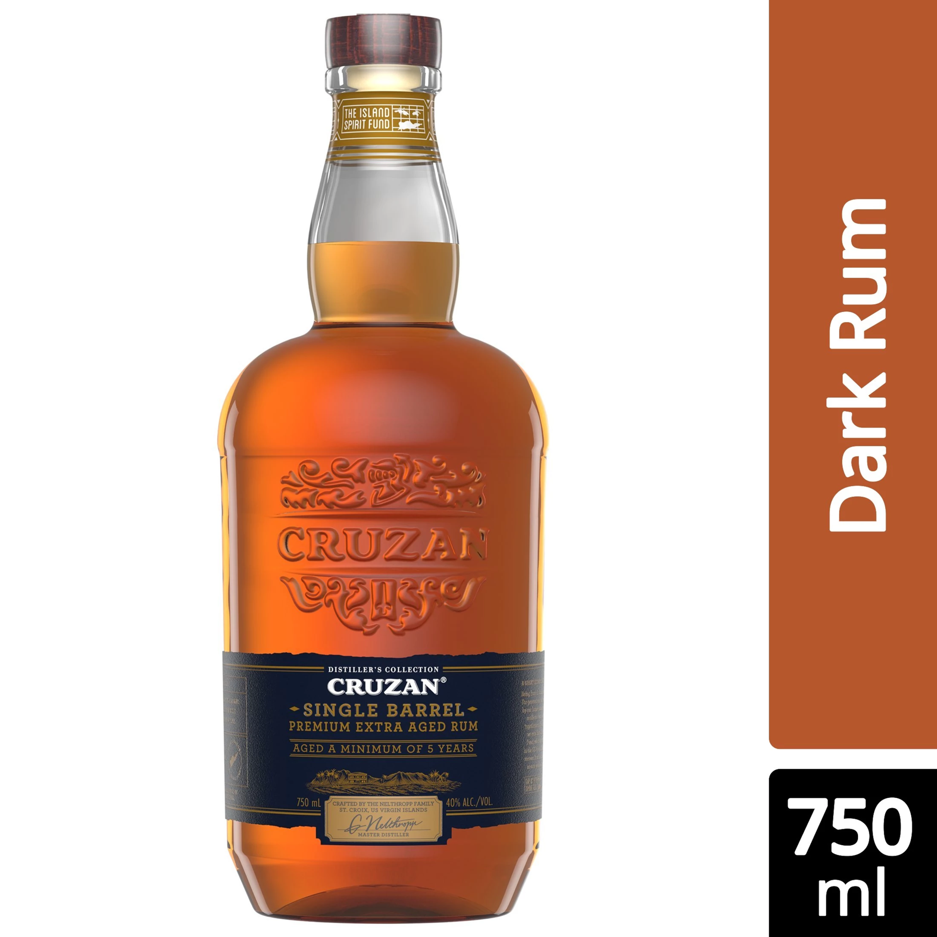 slide 1 of 2, Cruzan Single Barrel Premium Extra Aged Rum 750 ml, 750 ml