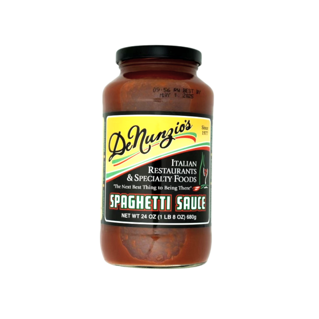 slide 1 of 1, Denunzio Jarred Spaghetti Sauce - 24 oz, 24 oz