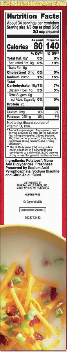 slide 3 of 9, Betty Crocker Gluten Free, 100% Real Potato Buds, 28 oz, 28 oz