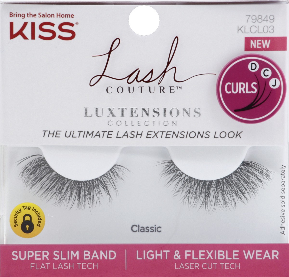 slide 1 of 5, Kiss Lash 1 ea, 1 ct