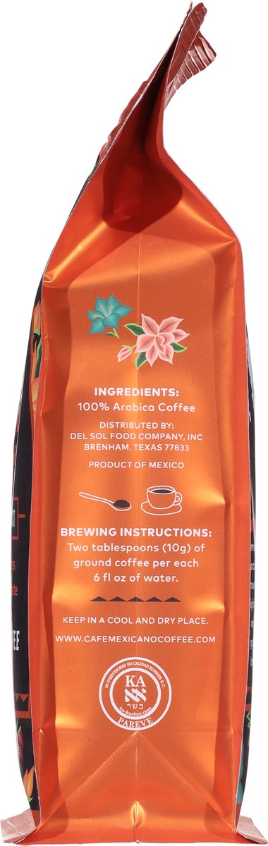 slide 11 of 12, Cafe Mexicano Medium-Dark Roast Ground Chiapas Reserve Coffee 12 oz, 