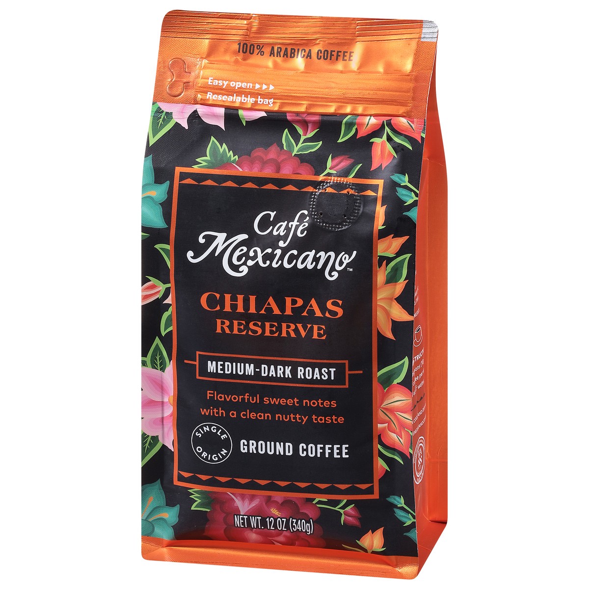 slide 9 of 12, Cafe Mexicano Medium-Dark Roast Ground Chiapas Reserve Coffee 12 oz, 