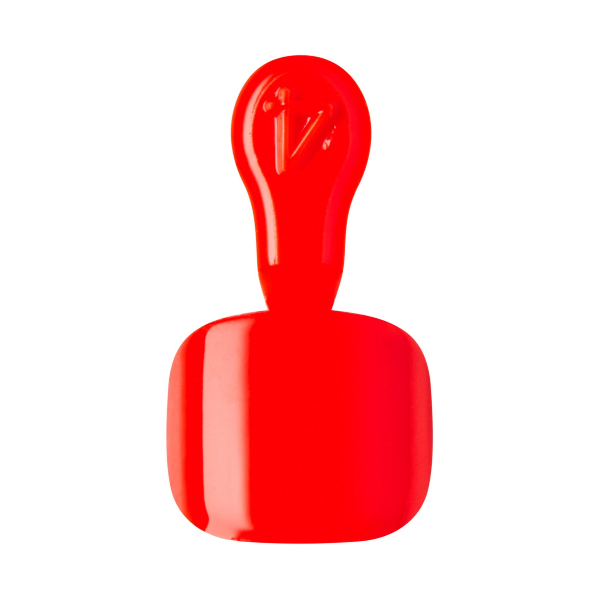 slide 4 of 5, imPRESS Color Press-On Toenails, No Glue Needed, Neon Orange, Square, 27 Ct., 28 pc