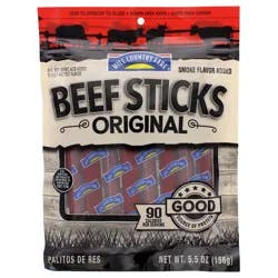 Hill Country Fare 5g Protein Original Beef Sticks