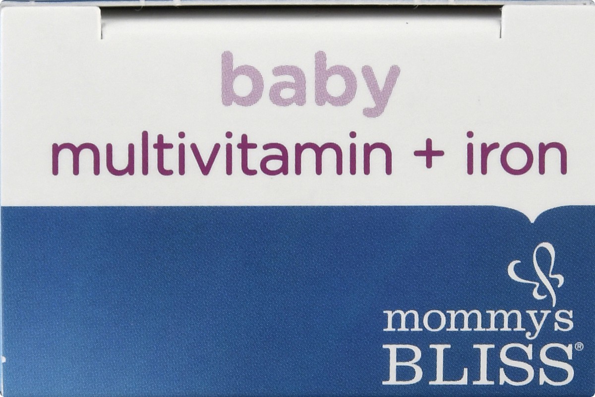 slide 7 of 9, Mommy's Bliss Age 2 Months+ Baby Multivitamin + Iron 1 oz, 1 oz