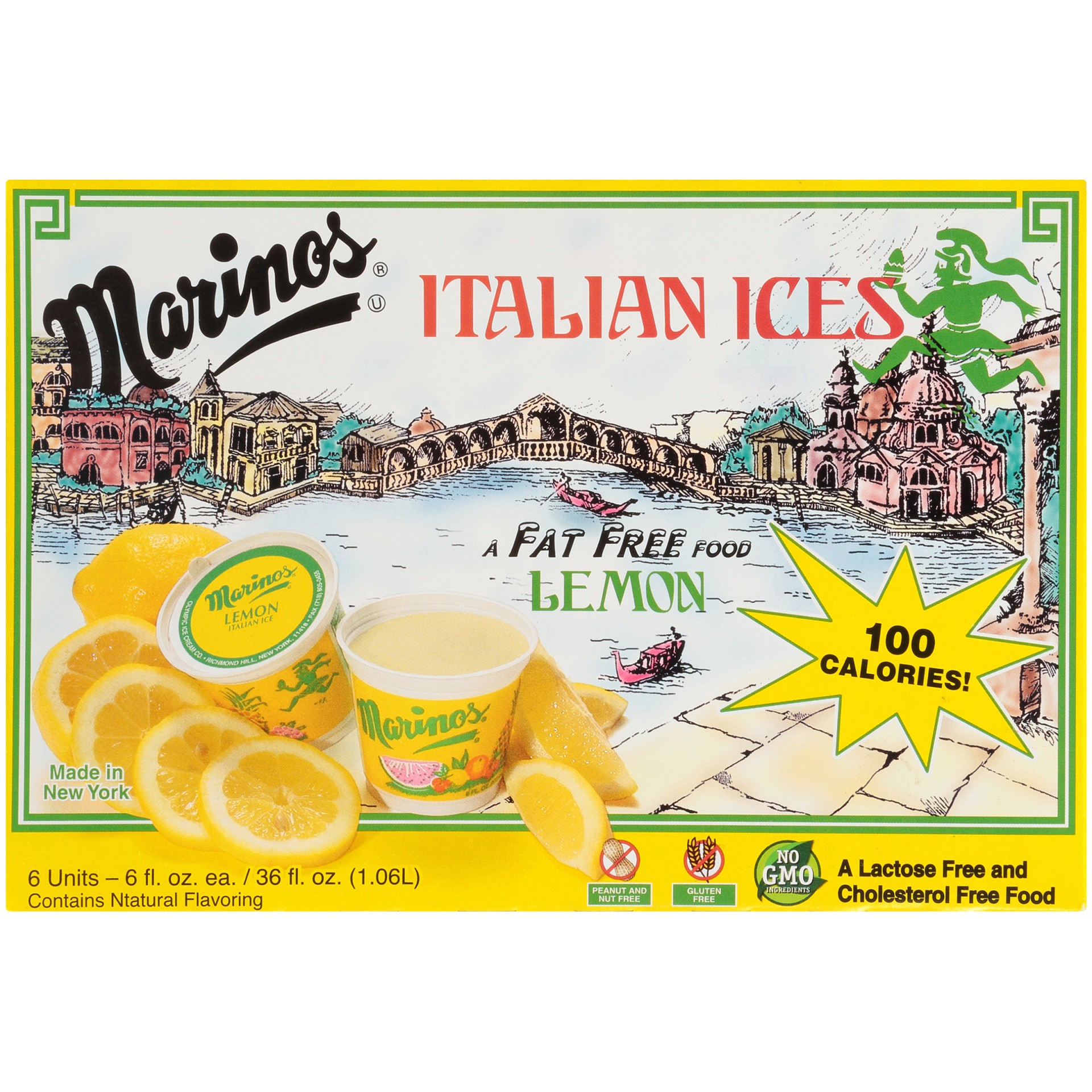 slide 6 of 8, Marino's Ice Cup Lemon, 6 ct; 36 fl oz