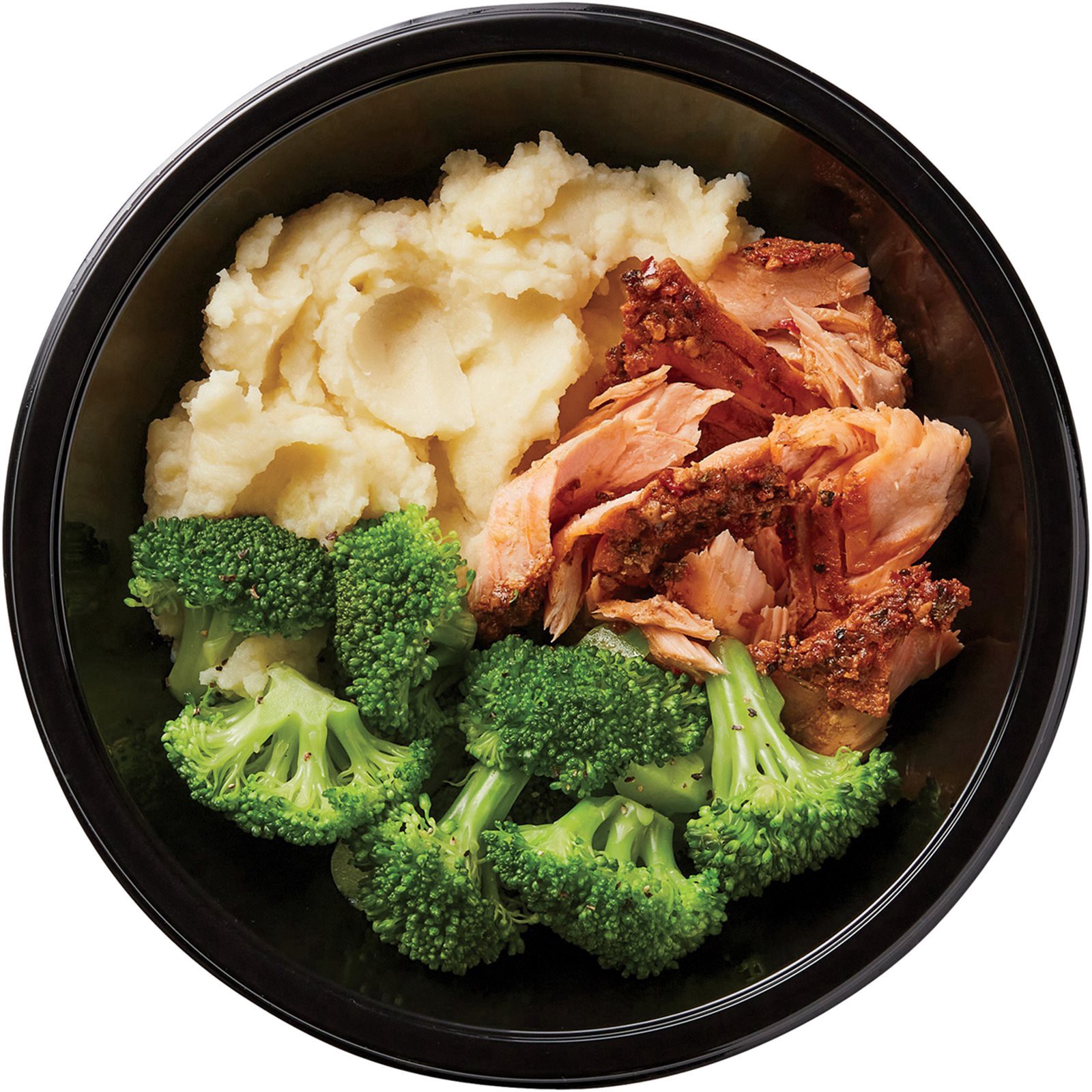 slide 1 of 1, Meal Simple by H-E-B Steakhouse Salmon Bowl, 11 oz