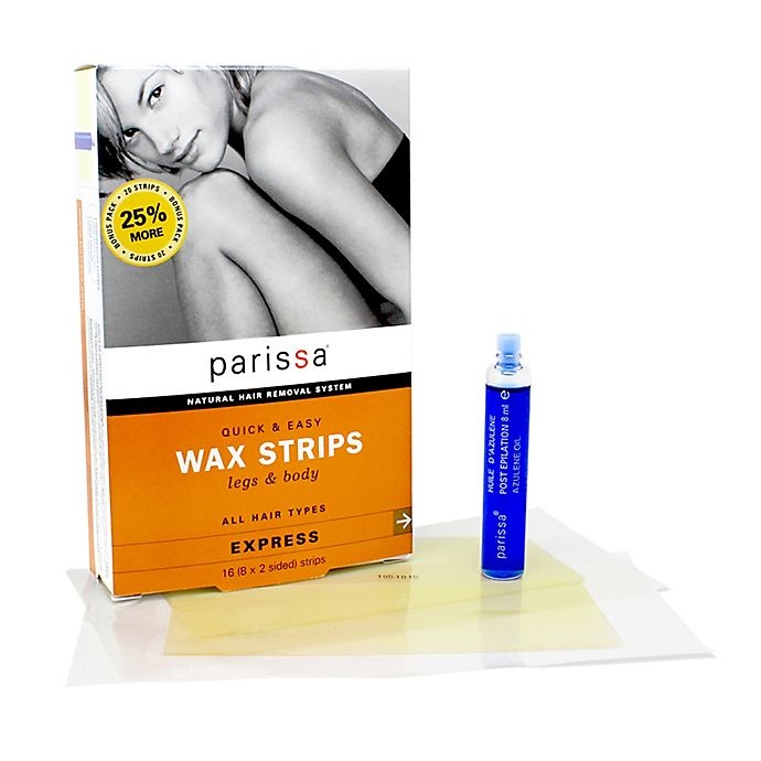 slide 2 of 3, Parissa Express Quick & Easy Legs & Body Wax Strips, 16 ct