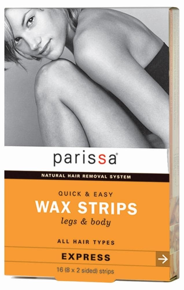 slide 1 of 3, Parissa Express Quick & Easy Legs & Body Wax Strips, 16 ct